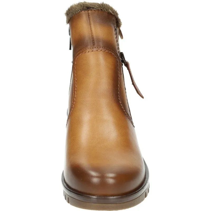 222706/61 BOTINES DE PIEL color MOSTAZA