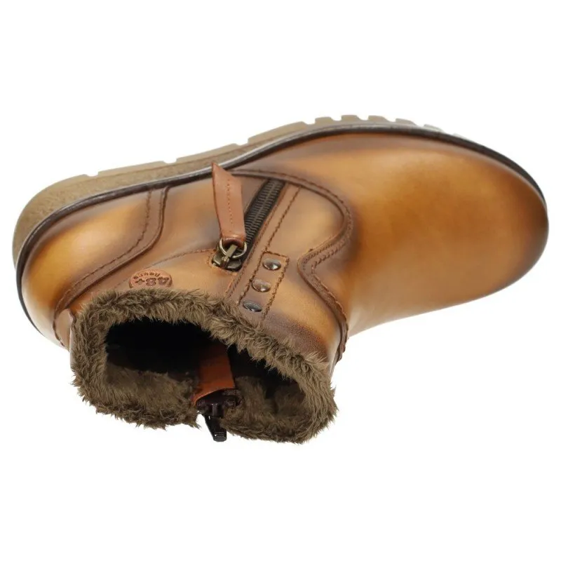 222706/61 BOTINES DE PIEL color MOSTAZA