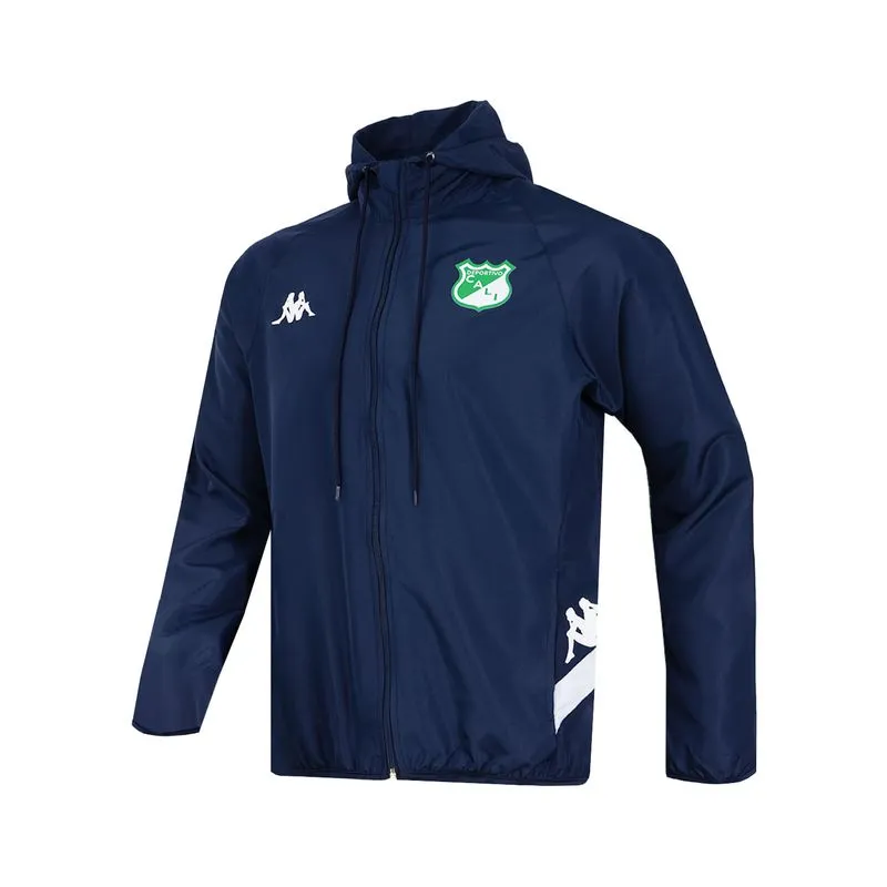 Adverzip Pro 6 Chaqueta Azul Hombre Deportivo Cali Kappa