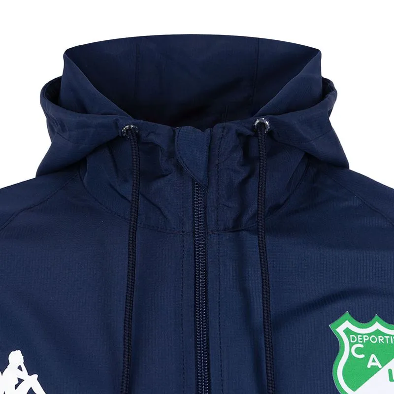 Adverzip Pro 6 Chaqueta Azul Hombre Deportivo Cali Kappa
