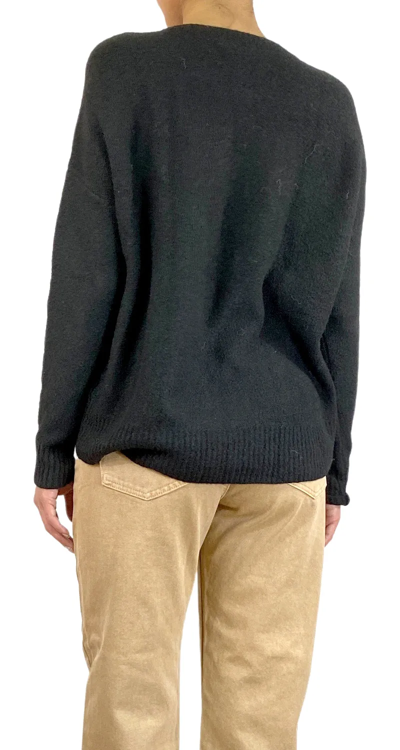 ALICE + OLIVIA Sweater Cerrado Negro