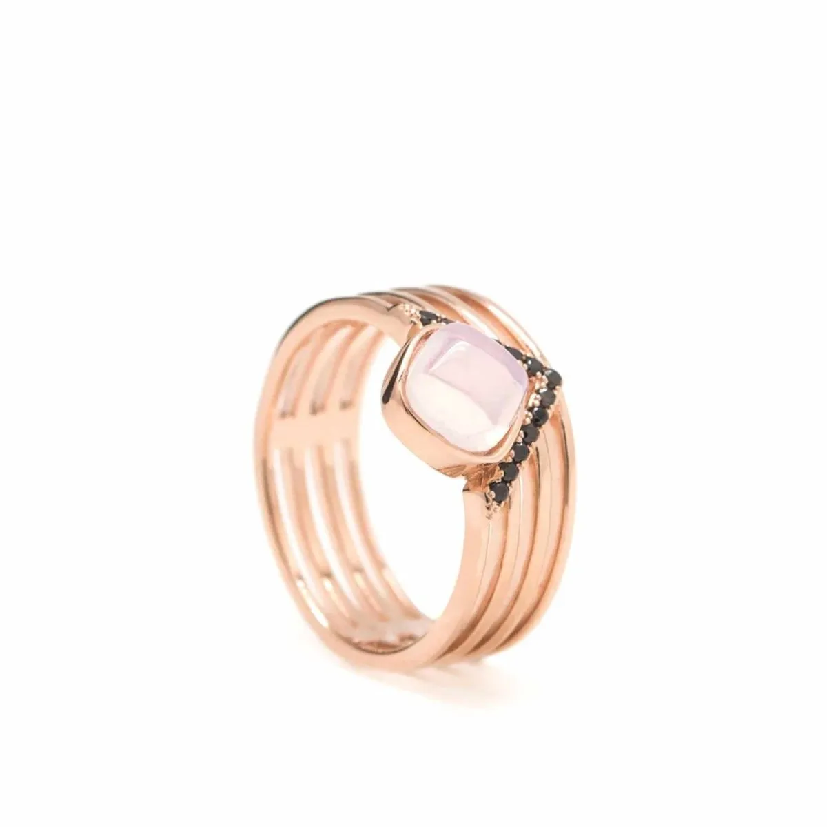 Anillos con piedras diseo de rombo con circonitas