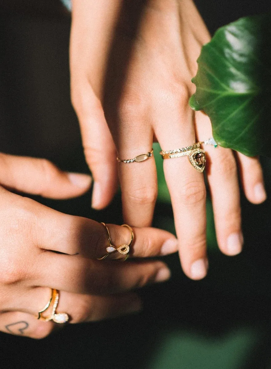 Anillos con piedras diseo original y circonitas