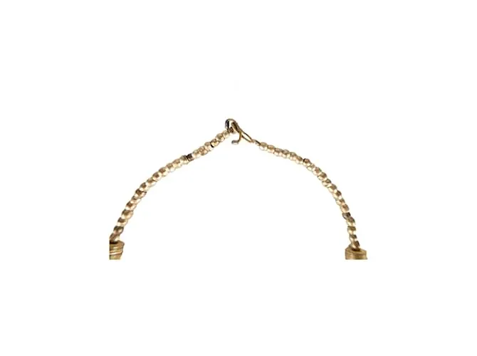 Autre Marque Colección Privée Collar de Piedras con Monedas Naranja 