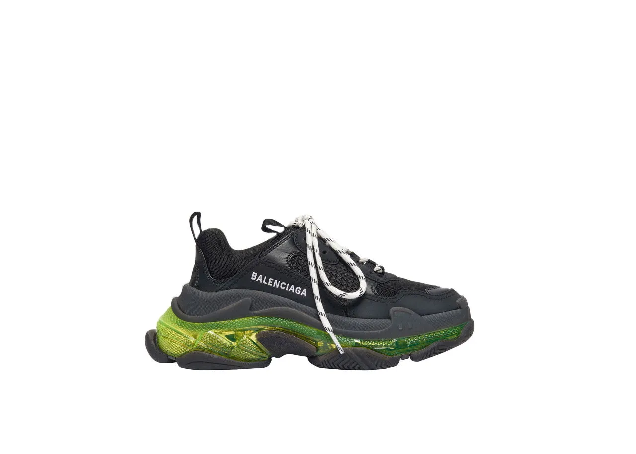 Balenciaga Triple S Black Yellow Fluo W