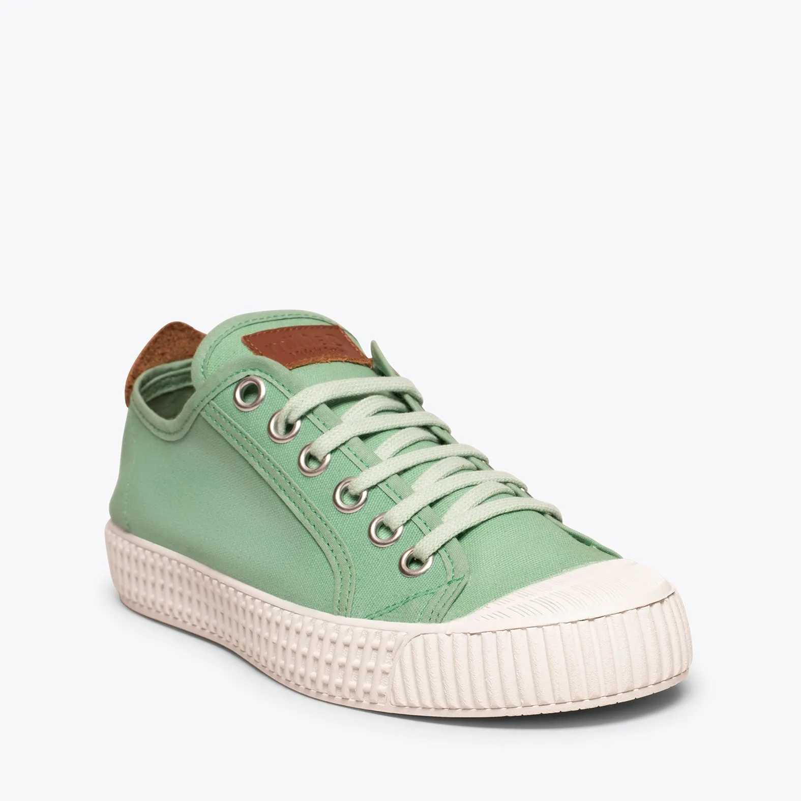 BAMBA Zapatillas de lona para mujer VERDE AGUA