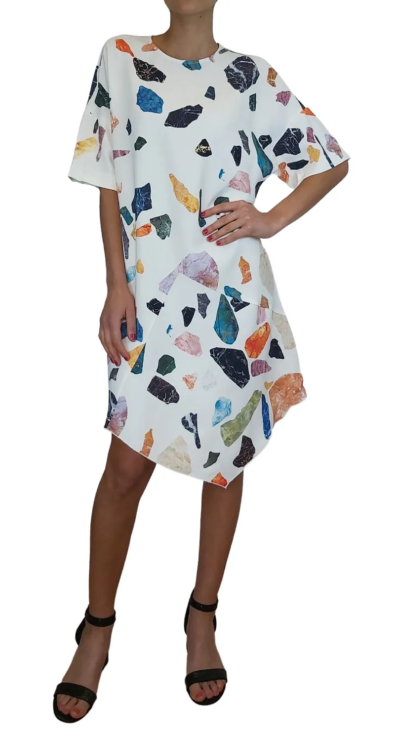 BIMBA Y LOLA Vestido Blanco Piedras