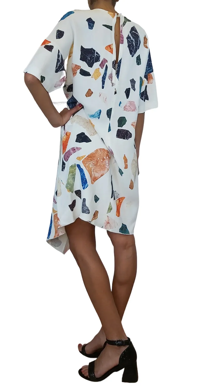 BIMBA Y LOLA Vestido Blanco Piedras