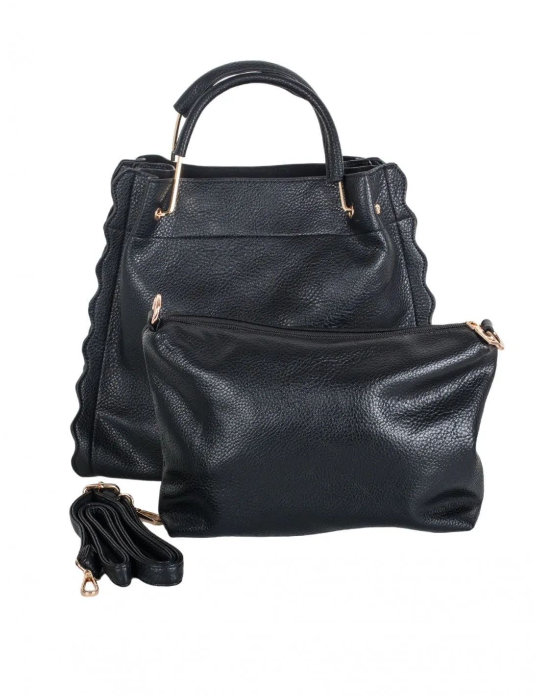 Bolso Shopper Ondulado Dos en Uno