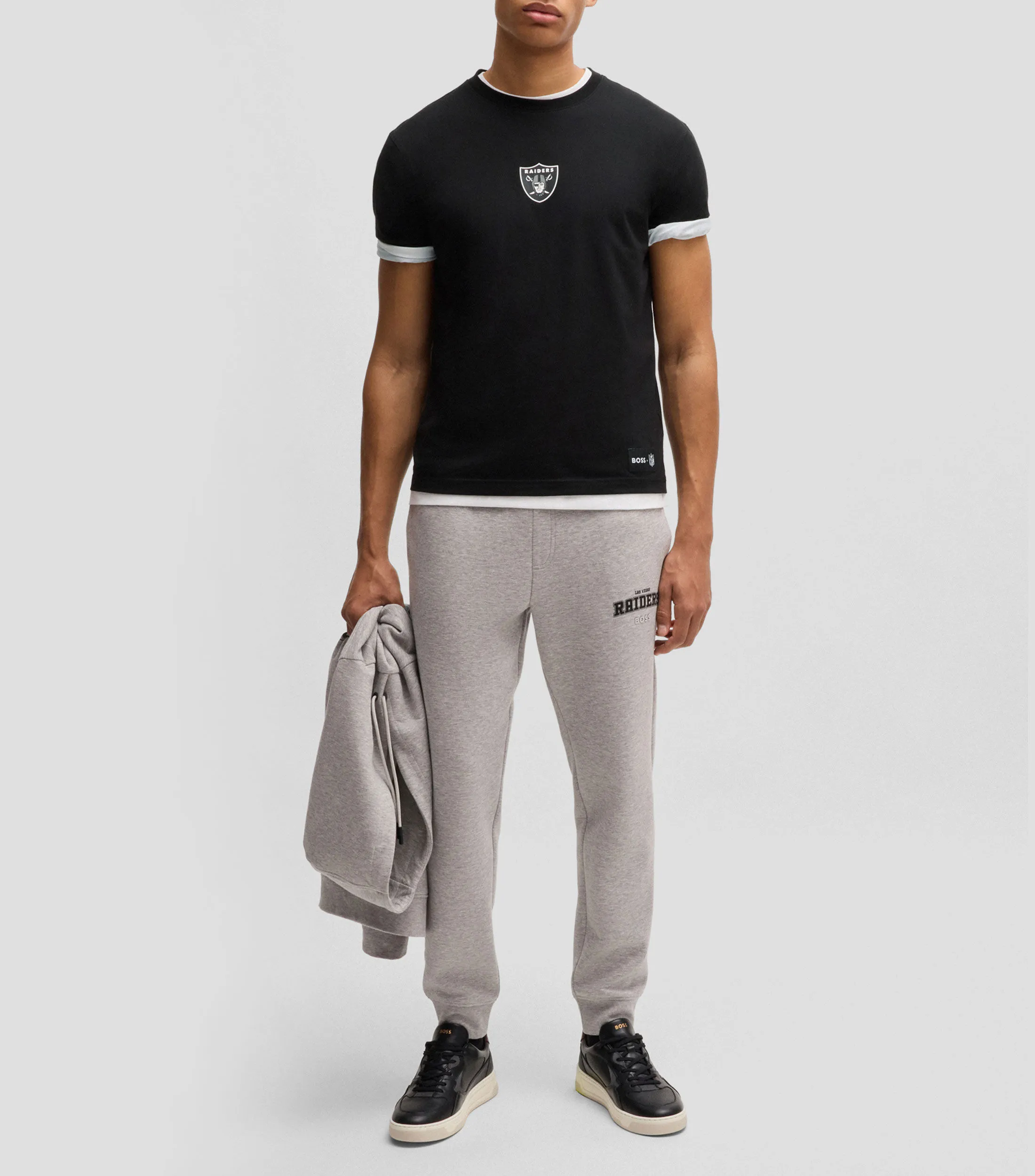 Boss Playera Boss x NFL de algodón elástico con detalle especial de la marca Hombre