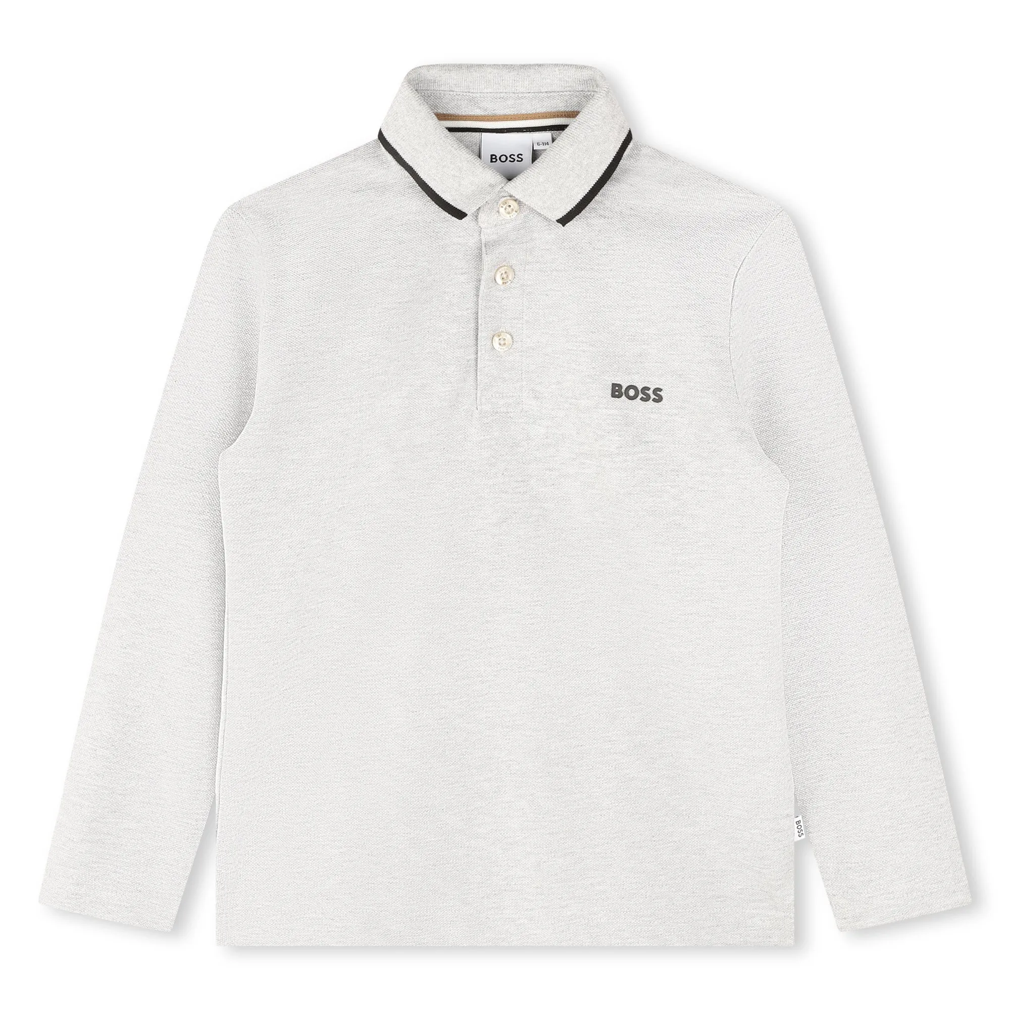 BOSS Polo de manga larga