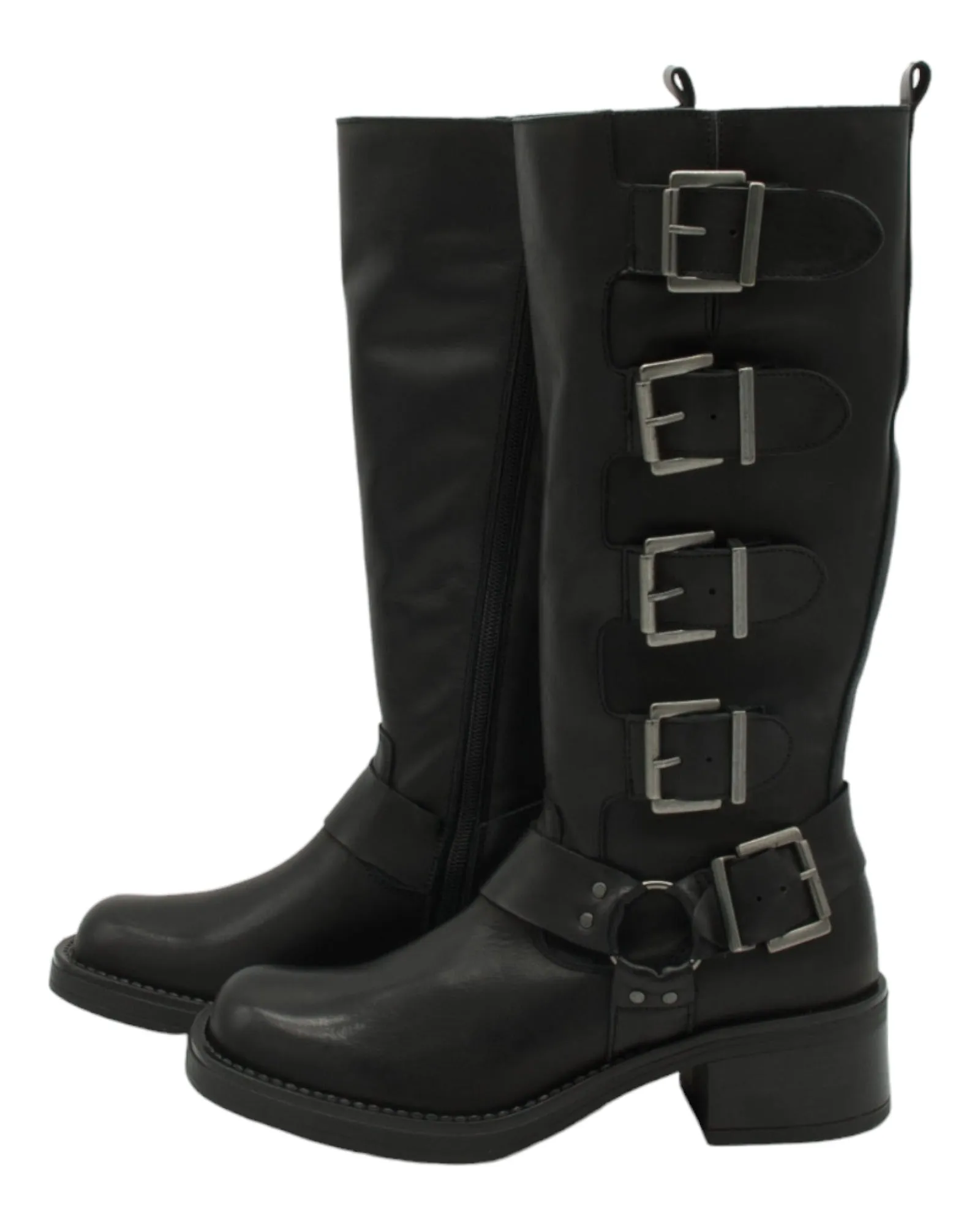 BOTAS DE MUJER PASTOR CASSANDRA EN NEGRO