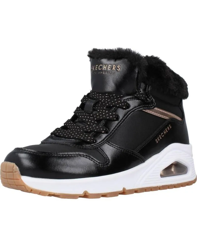 Botas SKECHERS  de Niña BOTAS NINA MODELO UNO COZY ON AIR COLOR NEGRO  BKRG