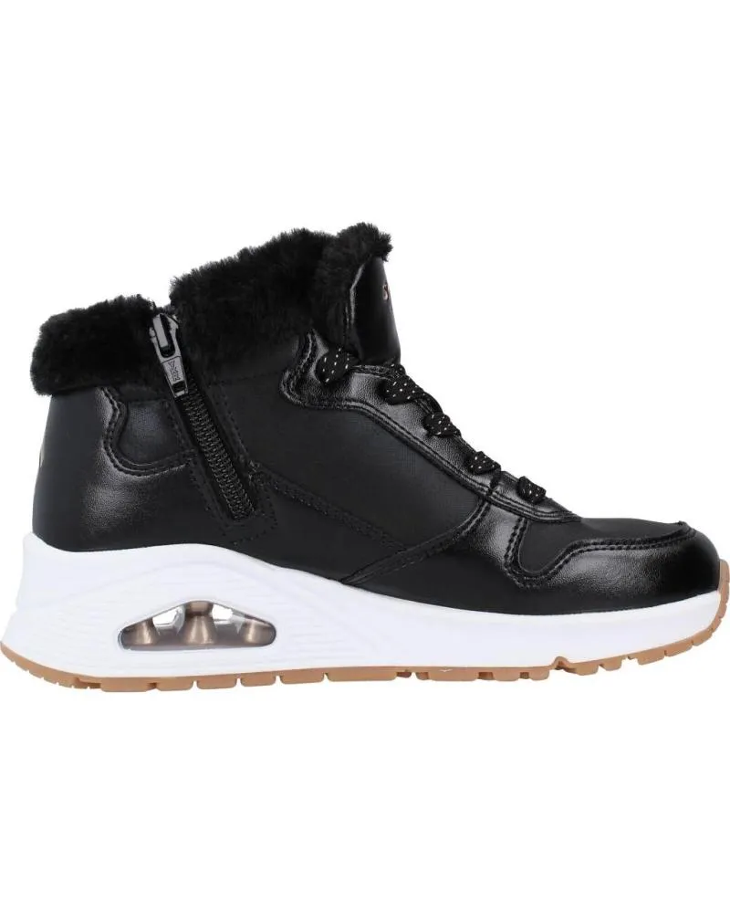Botas SKECHERS  de Niña BOTAS NINA MODELO UNO COZY ON AIR COLOR NEGRO  BKRG