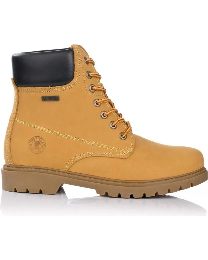 Botines de Hombre CORONEL TAPIOCCA BOTA CABALLERO NOBUCK MOSTAZANOBUCK MOSTAZA