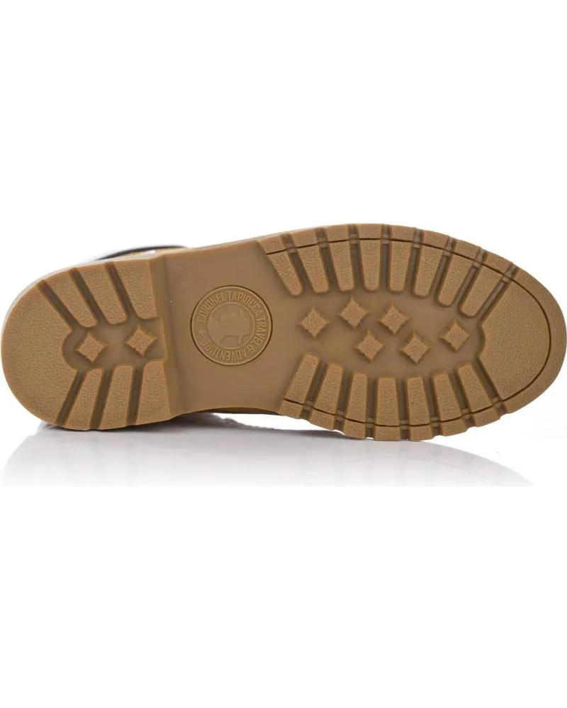 Botines de Hombre CORONEL TAPIOCCA BOTA CABALLERO NOBUCK MOSTAZANOBUCK MOSTAZA