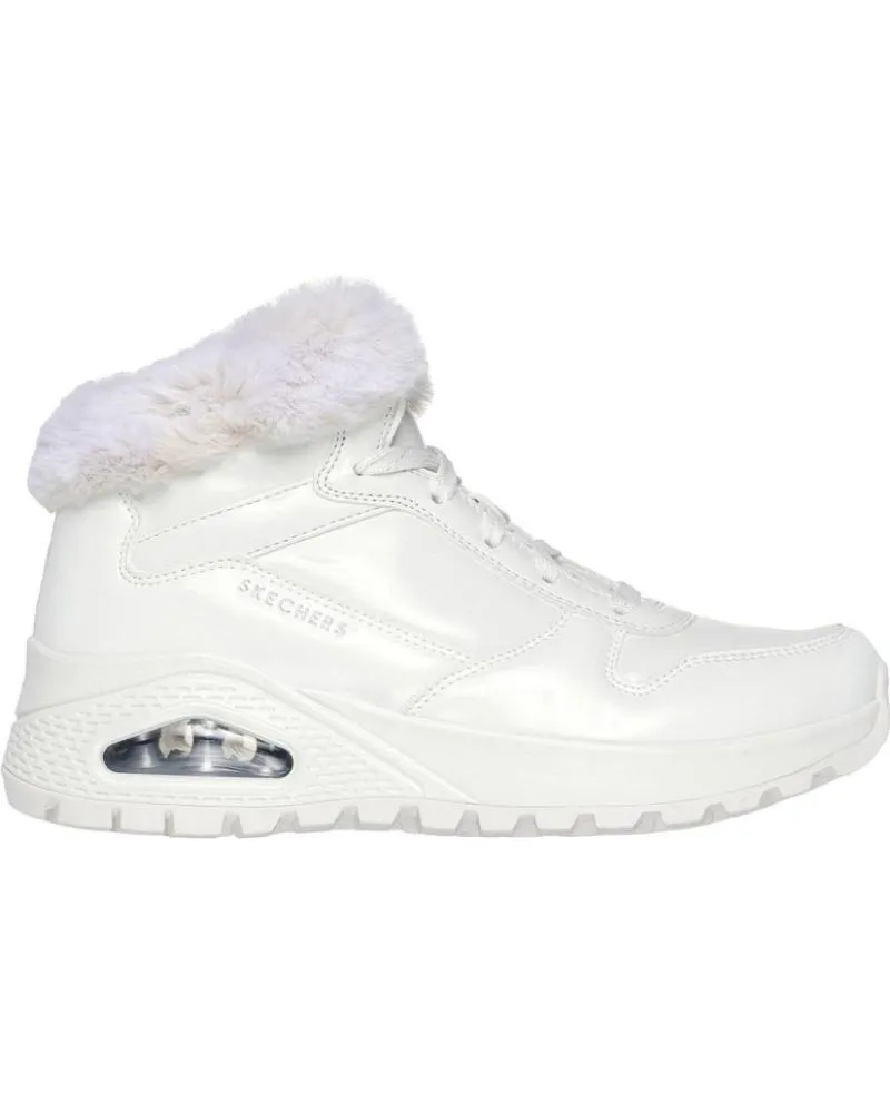 Botines SKECHERS  de Mujer BOTINES PLANOS UNO RUGGED MUJER  BLANCO