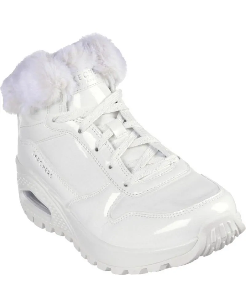 Botines SKECHERS  de Mujer BOTINES PLANOS UNO RUGGED MUJER  BLANCO