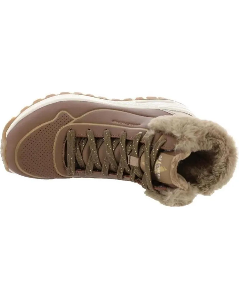 Botines SKECHERS  de Mujer BOTINES PLANOS UNO RUGGED MUJER TAUPE  MARRóN