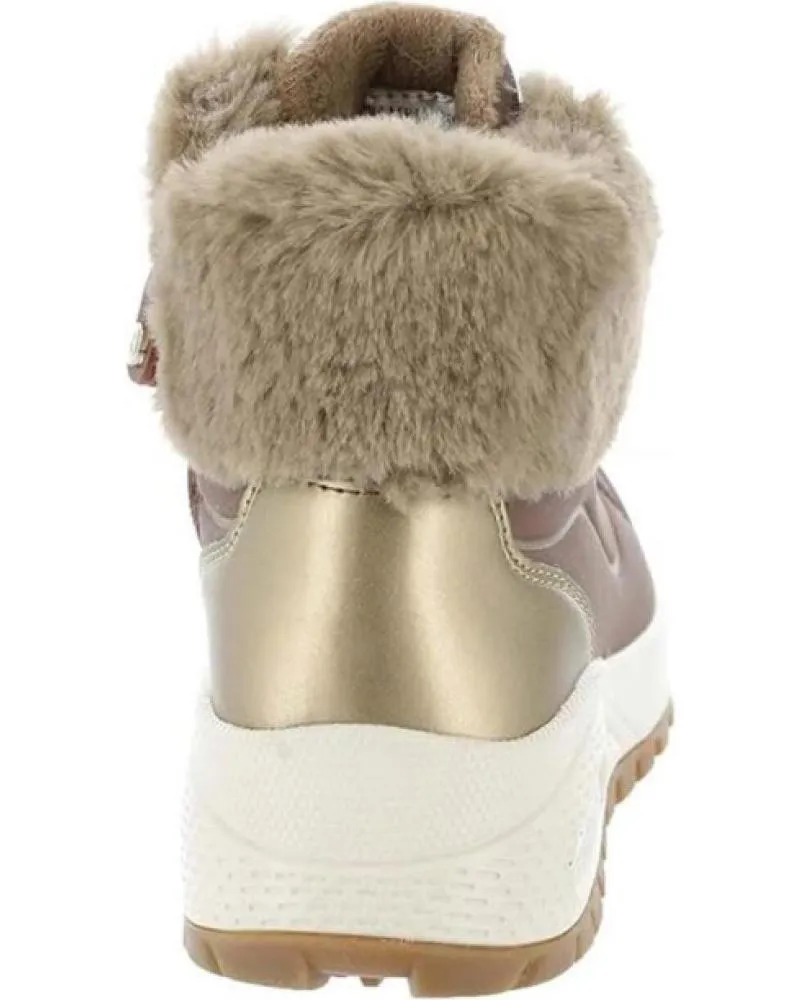 Botines SKECHERS  de Mujer BOTINES PLANOS UNO RUGGED MUJER TAUPE  MARRóN