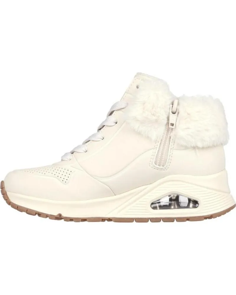 BOTINES SKECHERS  DE MUJER UNO FALL AIR MUJERNINA 310539NAT  BEIGE