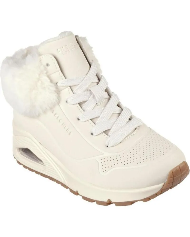 BOTINES SKECHERS  DE MUJER UNO FALL AIR MUJERNINA 310539NAT  BEIGE