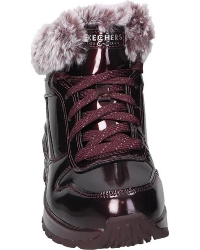 Botines SKECHERS  de Mujer UNO FIESTY WINTER BURDEOS  GRANATE