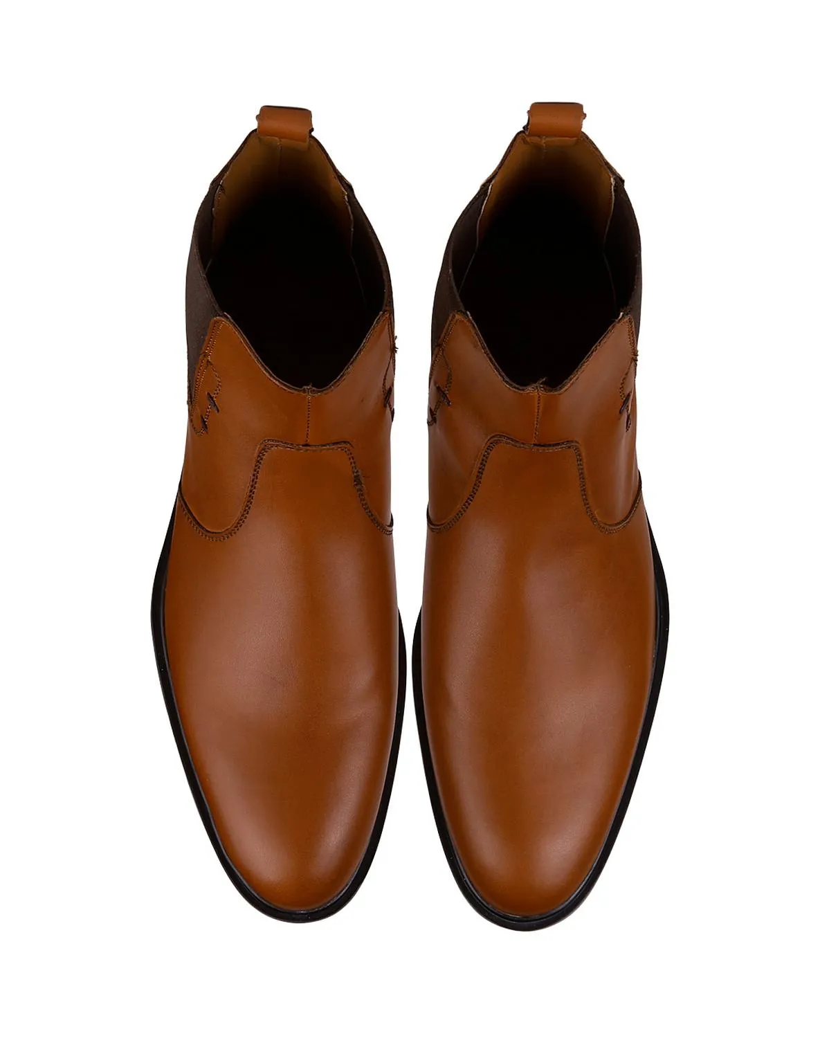 Botín Hombre Vestir Café Stfashion 15104102