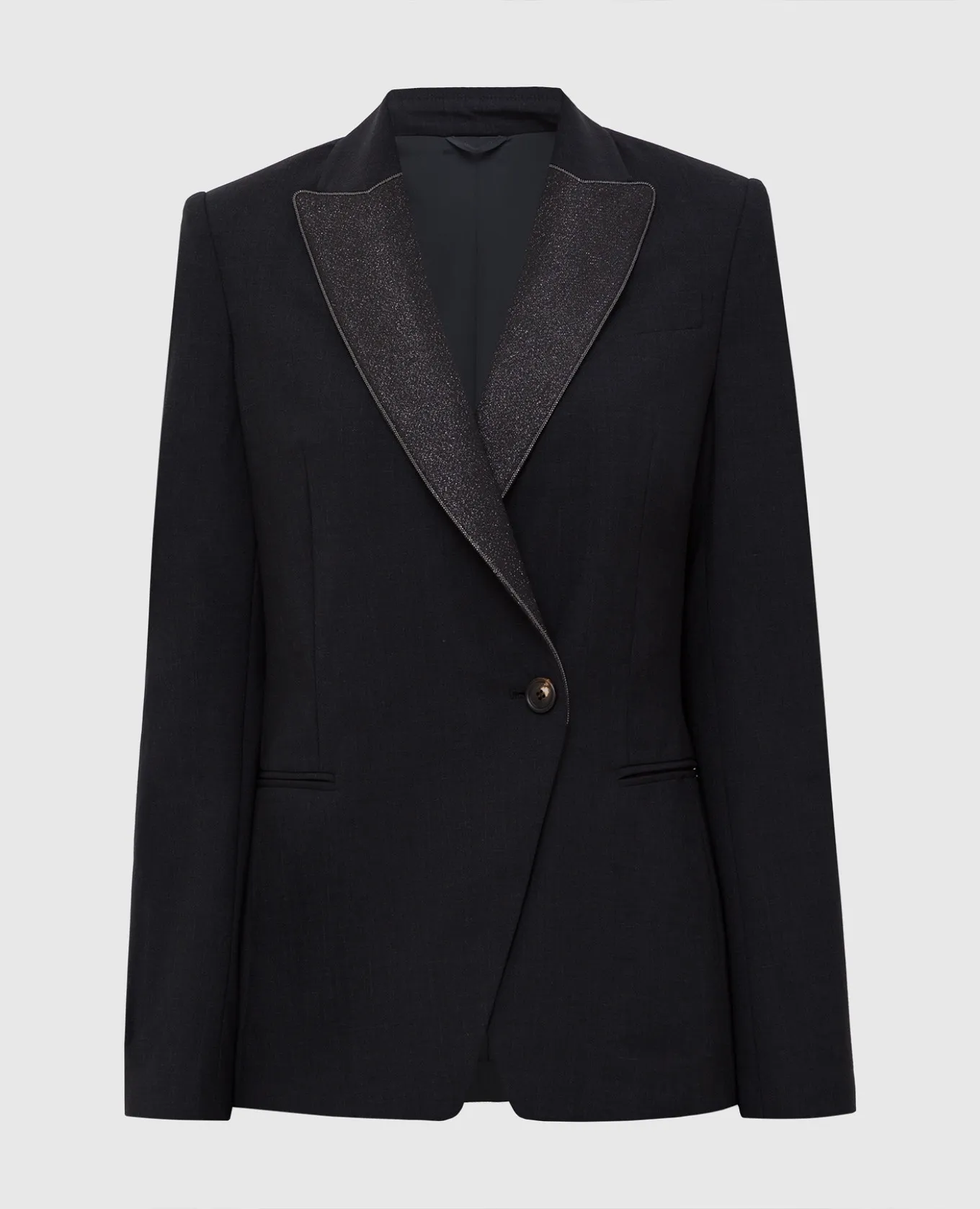 Brunello Cucinelli Charcoal wool jacket