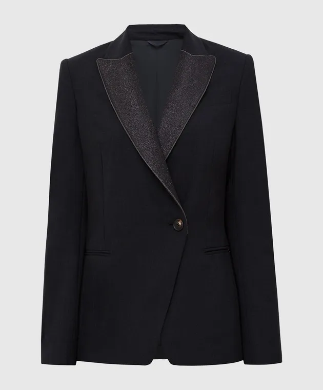 Brunello Cucinelli Charcoal wool jacket