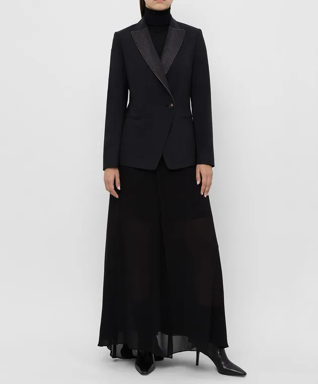Brunello Cucinelli Charcoal wool jacket