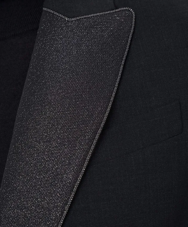 Brunello Cucinelli Charcoal wool jacket