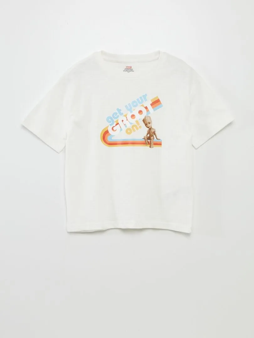CAMISETA ESTAMPADA 'SPIDERMAN'  BLANCO