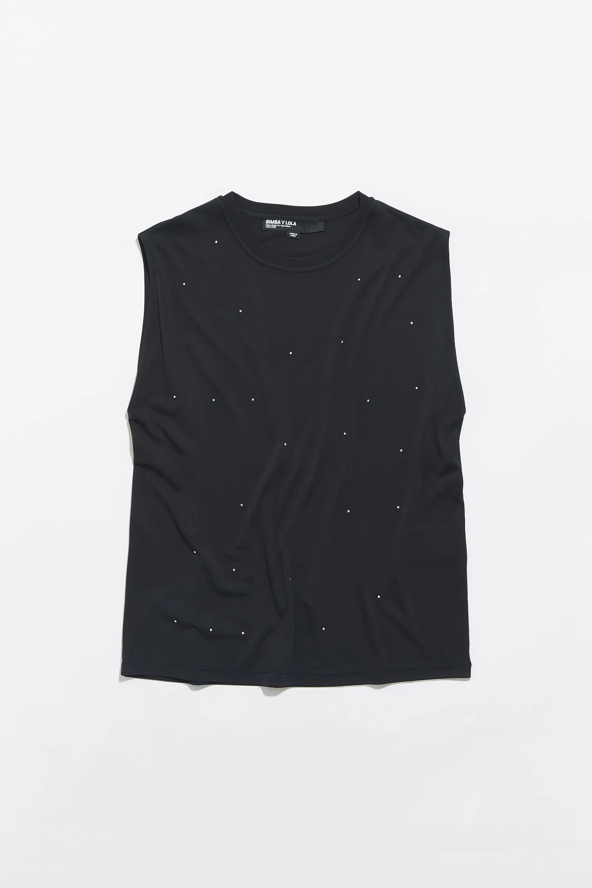 Camiseta piedras negra