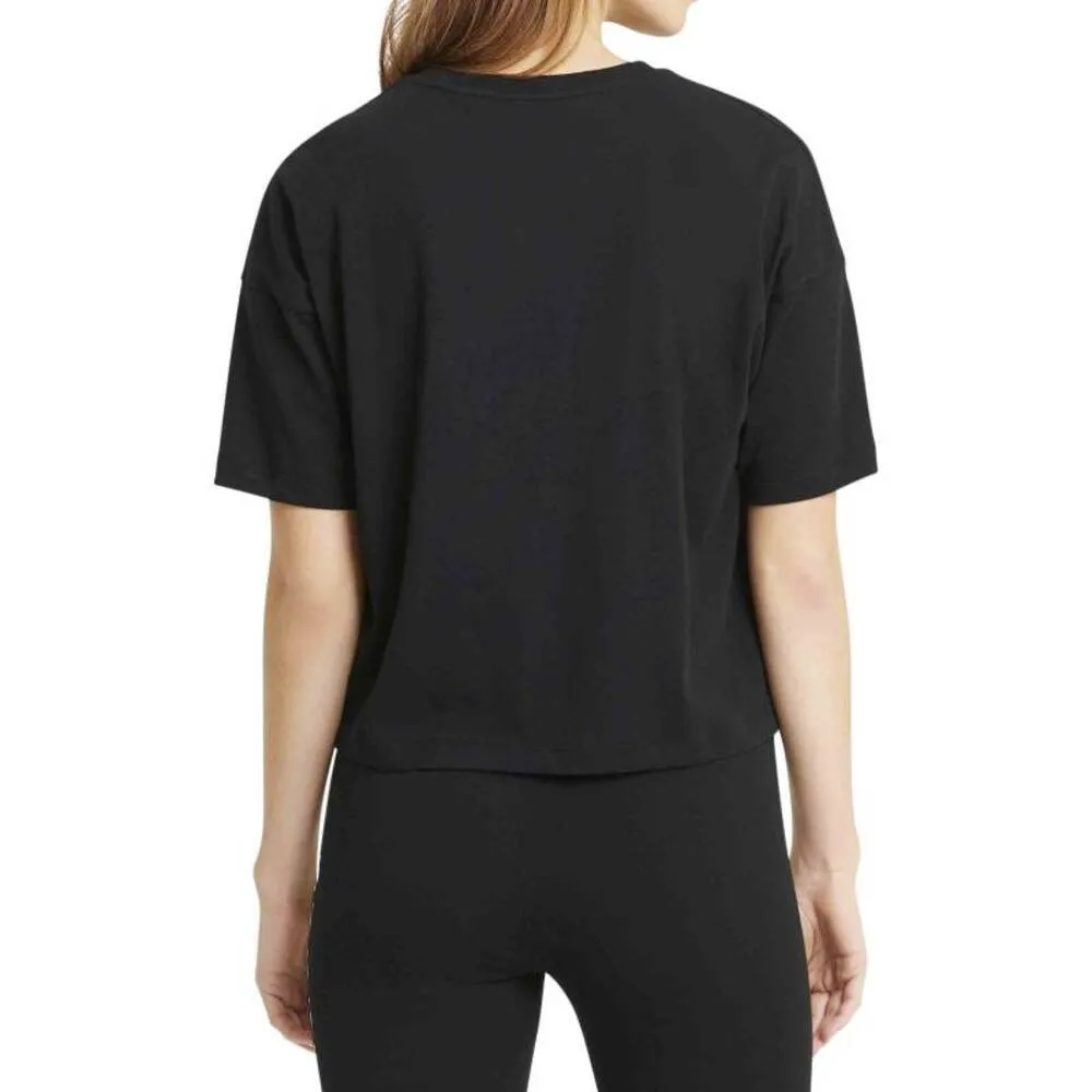 CAMISETA PUMA ESS CROPPED LOGO NEGRO  58686601