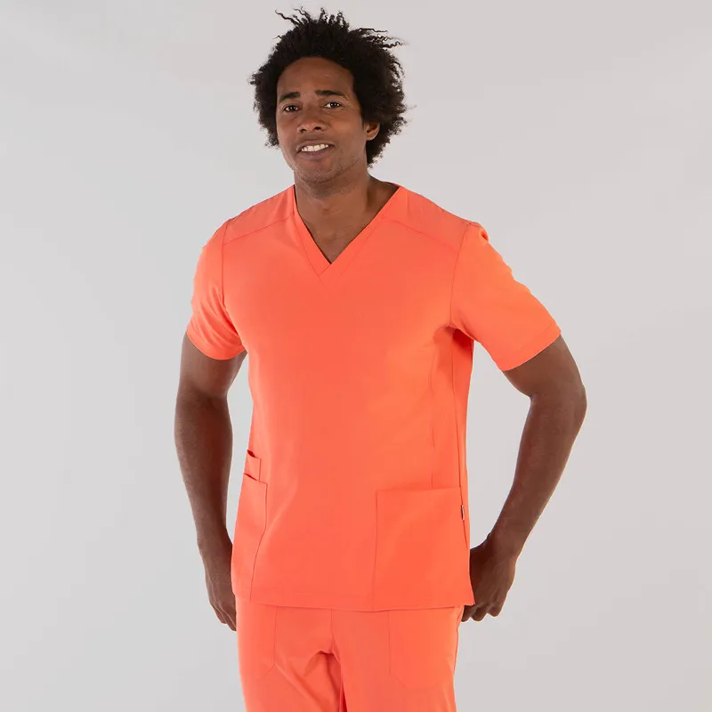 CAMISOLA SANITARIA COLOR CORAL MICROFIBRA 360 TADEO  GARY'S
