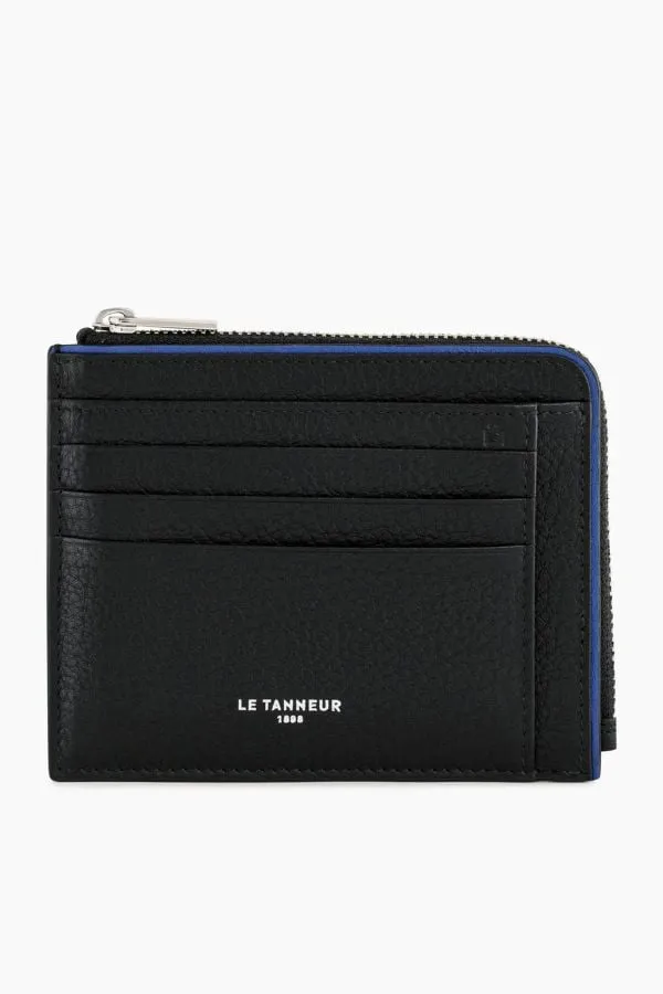 CARTERA HOMBRE LE TANNEUR TAUG3550Y41 NOIR  LE BLEU
