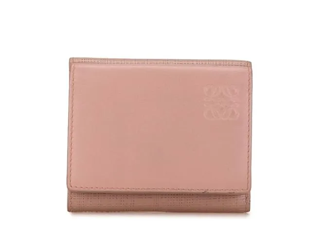 CARTERA TRIFOLD ANAGRAM LOEWE ROSA 