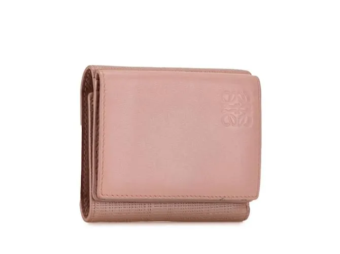 CARTERA TRIFOLD ANAGRAM LOEWE ROSA 