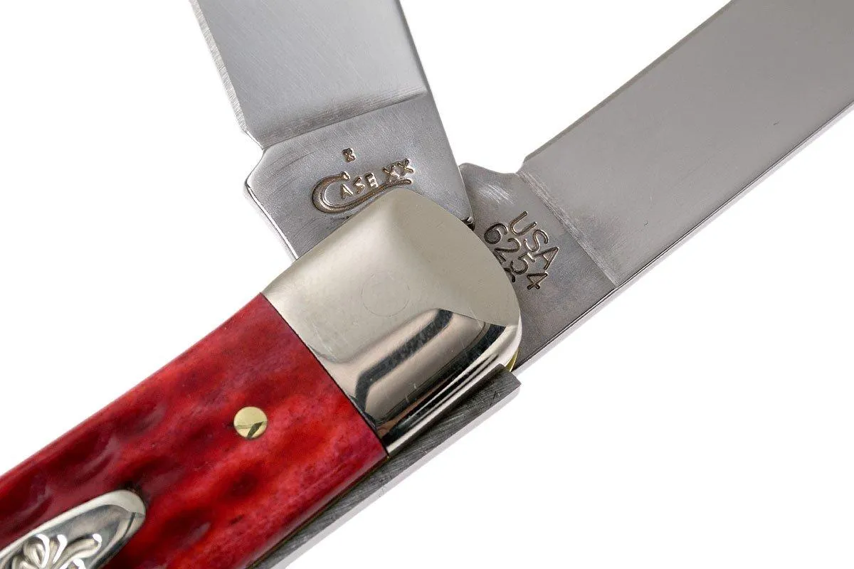 Case Trapper Pocket Worn Old Red Bone, 783 6254 SS navaja