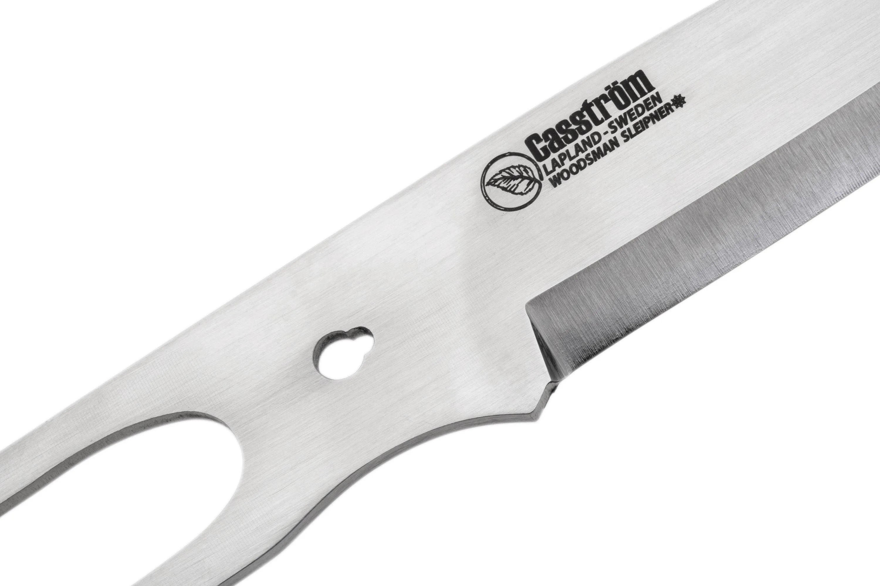 Casström Woodsman Knife Knife Blade 13230 Sleipner Scandi, hoja