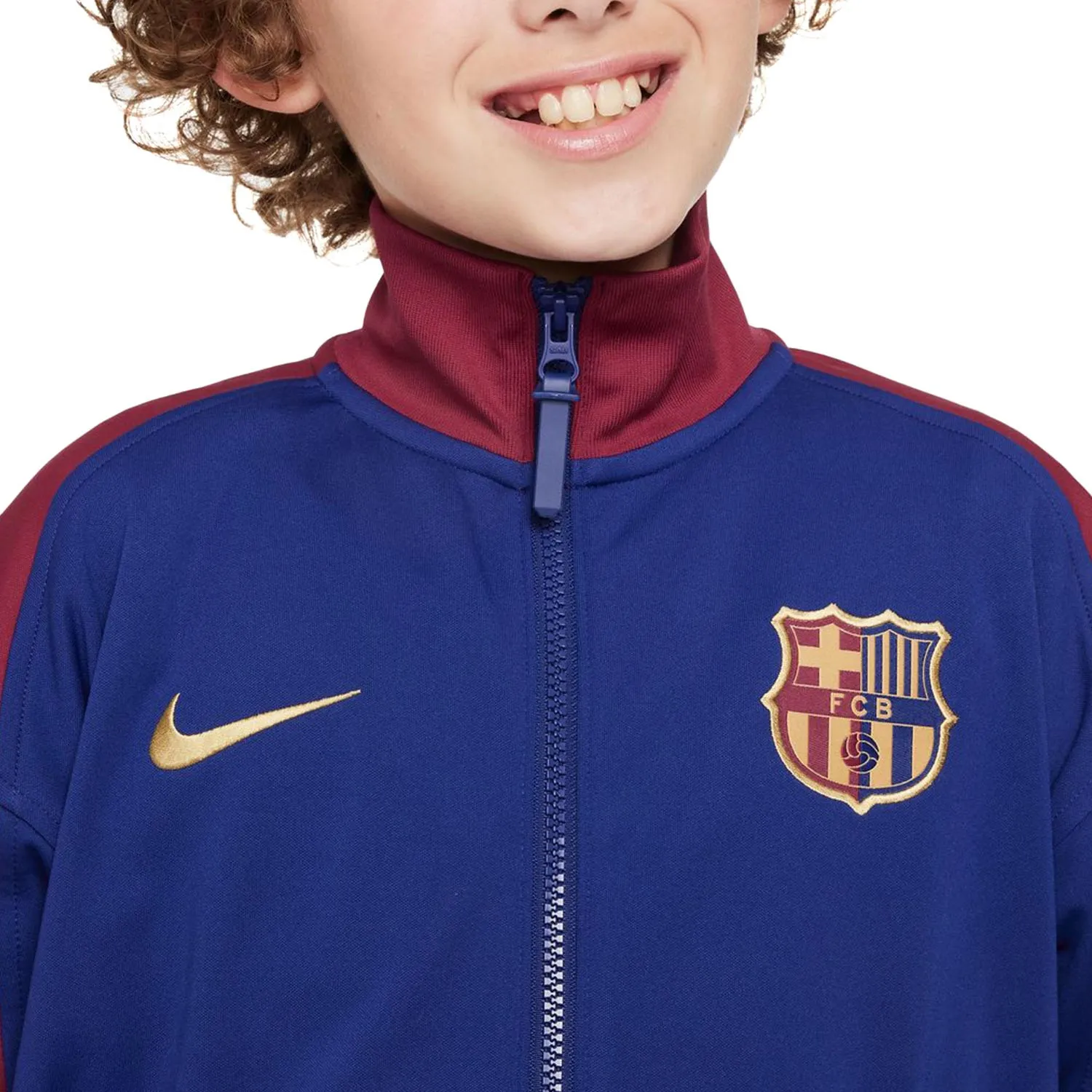 Chaqueta entretiempo Nike FCB niño himno Academy Pro DF