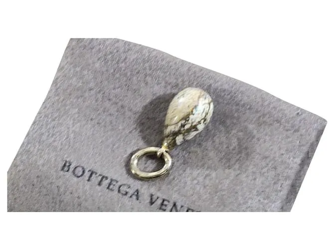 Colgante de piedras preciosas de Bottega Veneta Beige Marrón claro 