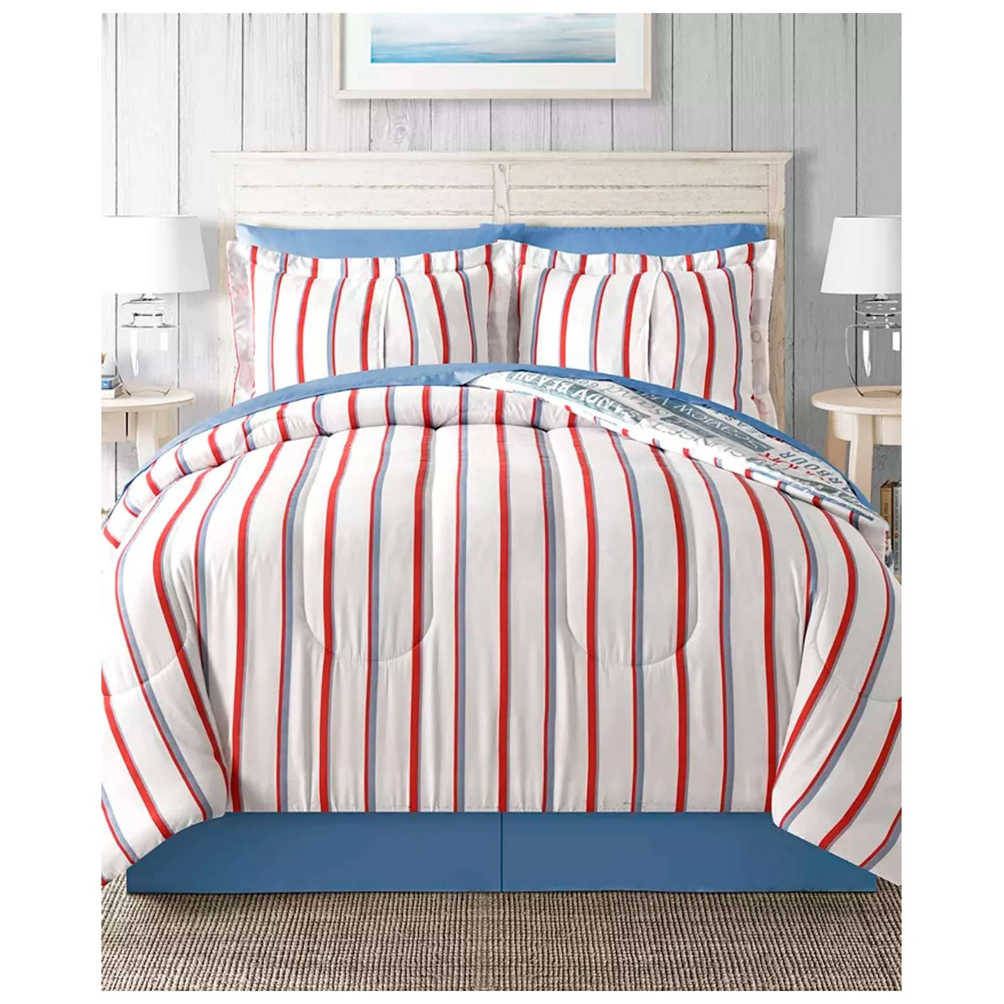 Comforter Sunset Beach Queen 3 Piezas