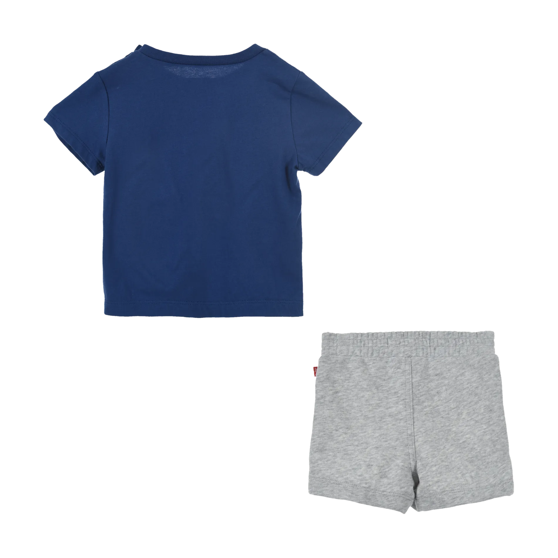 Conjunto de 2 piezas de mezcla de algodón estampado en azul