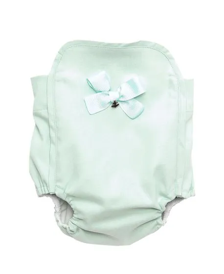Cubrepañal Bebe CASILDA Y JIMENA Menta Lazo