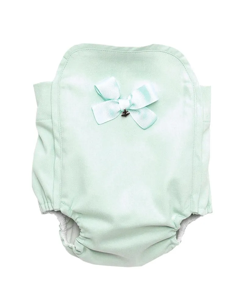 Cubrepañal Bebe CASILDA Y JIMENA Menta Lazo