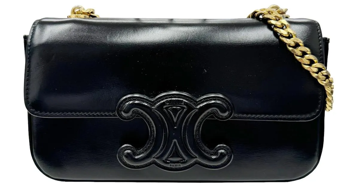 Céline Triomphe Vintage Negro 