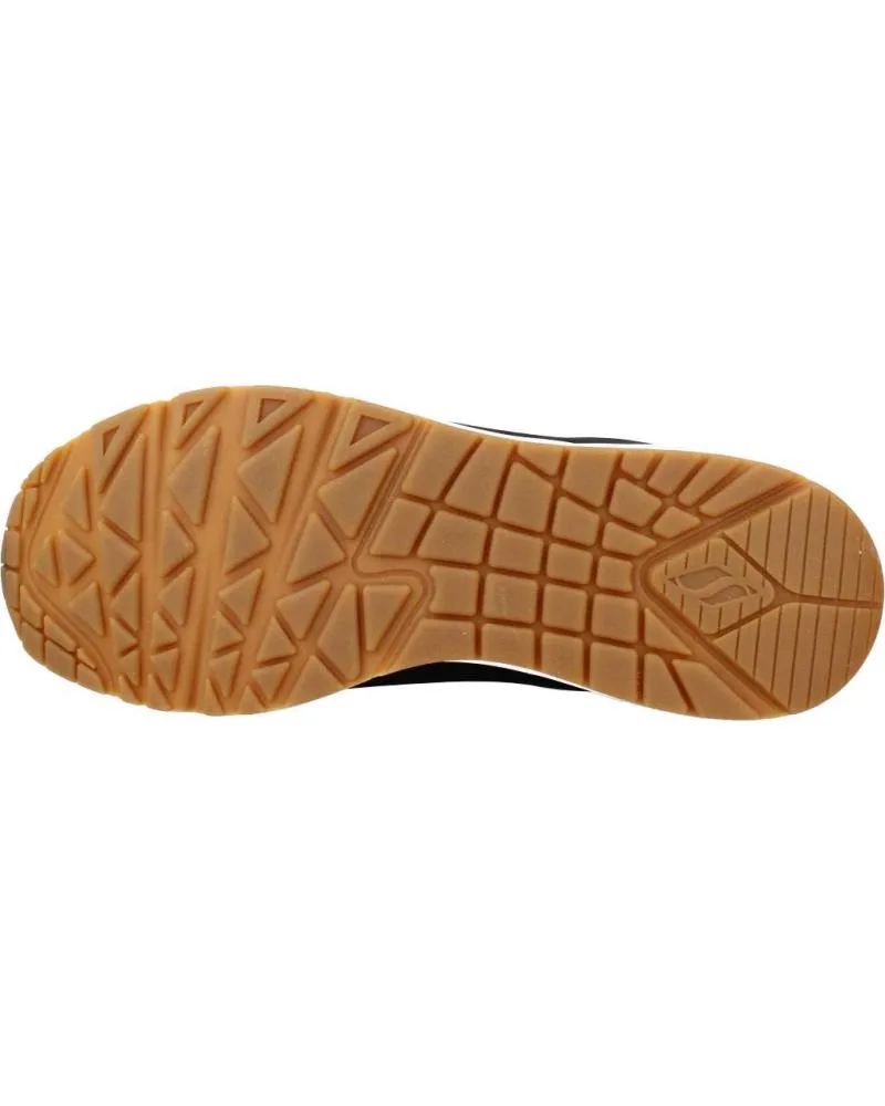 DEPORTIVAS DE HOMBRE Y NIñO SKECHERS UNO  STAND ON AIR NEGRO