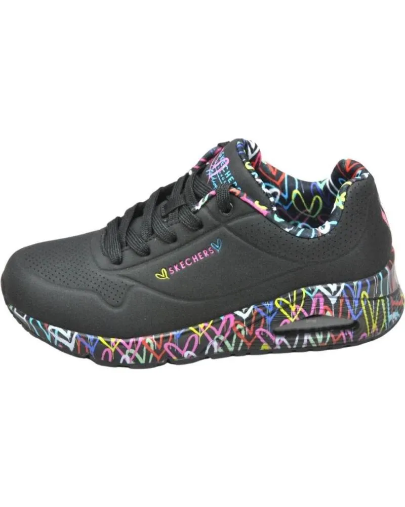 DEPORTIVAS DE MUJER SKECHERS 155506  UNO LOVING LOVE DEPORTIVO MUJER BLK